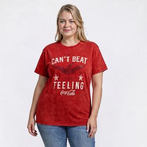 Juniors Plus Freeze Coca-Cola(R) Americana Chase Dreams Tee